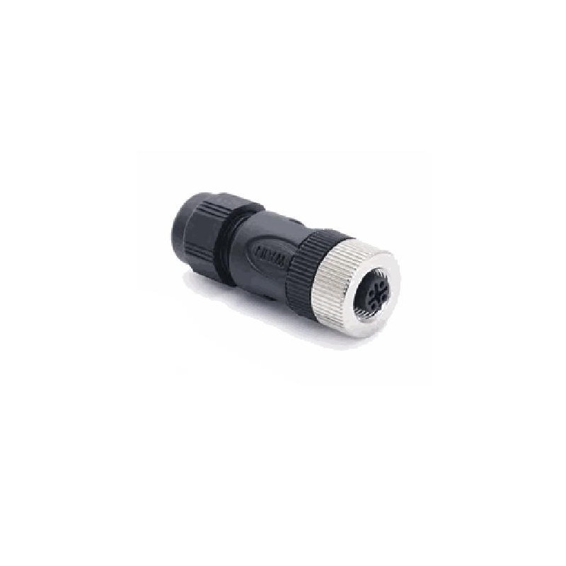 Connecteur femelle M12, 5 pol., codage B IP67, 4A, non-blindé